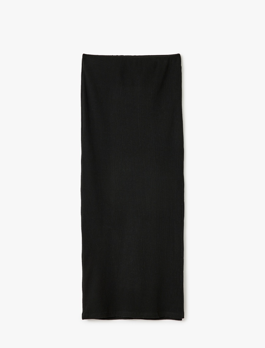   Slim fit maxi suknja sa prorezom