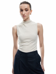 Slim fit bluza sa visokim okovratnikom