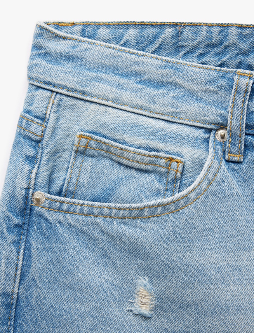   Slim fit teksas šorts